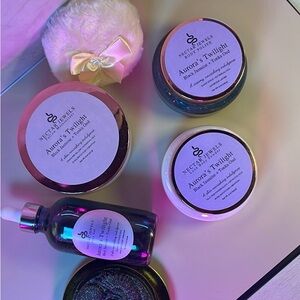 Aurora's Twilight Bath Soak Set - Black and Gold
